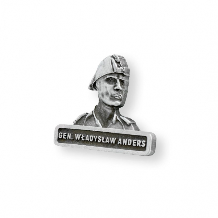 Historic general lapel pin cast by Metal Casts