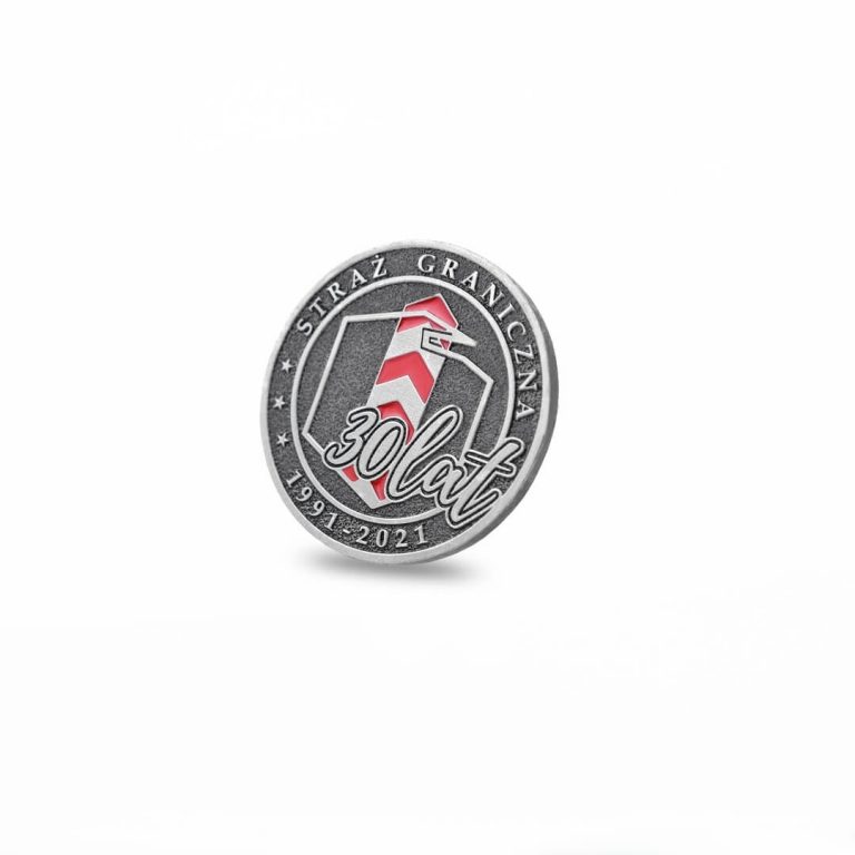 Enamel challenge coin produced by Metal Casts