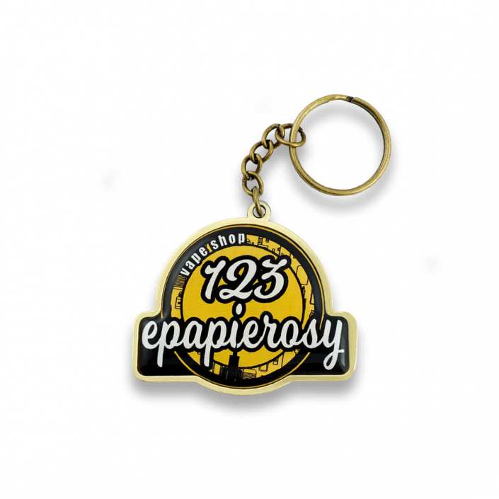 Custom keyring with a brand logo, production: Metal Casts