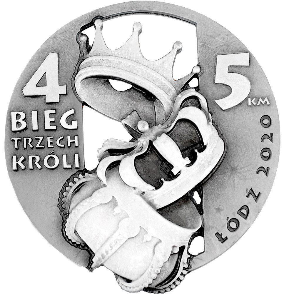Example of custom running medal