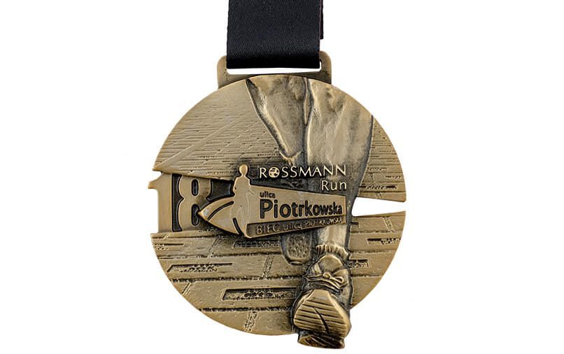 Running event sports medal produced by Metal Casts