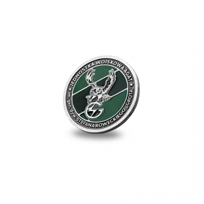 Enamel challenge coin for the military unit